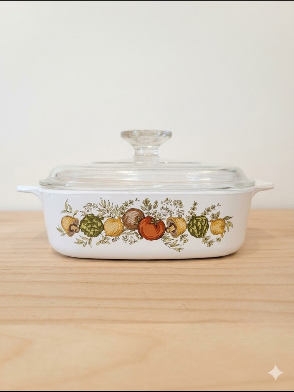 Vintage CorningWare Spice O’ Life Casserole Dish A-1-B 1L with Lid
